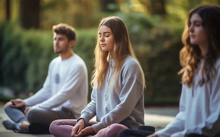 Teens 14 through 18 meditation class